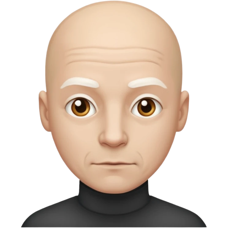 bald powder white skinned man emoji