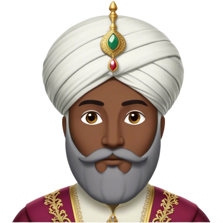 ​Cinematic Realistic Portrait of Suleiman the Magnificent, depicted as a regal Ottoman sultan adorned with a large, white, round, tall turban and a majesti beard, his commanding gaze bathed in warm, historic lighting that exudes timeless authority and grandeur, emoji