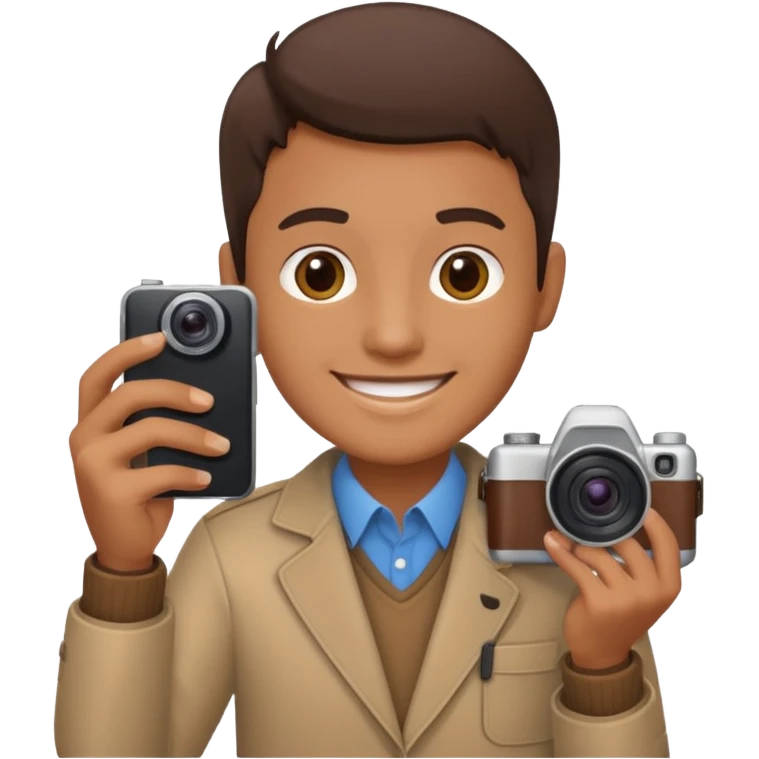 phone and camera vlogger emoji