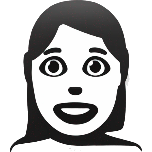 user ios silhouette with plus icon on corner emoji