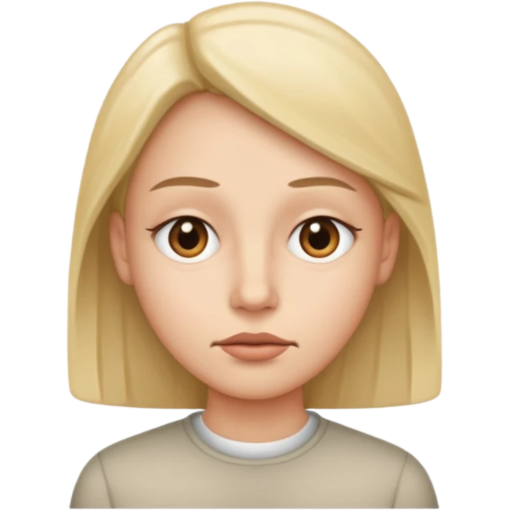 A face giving a side eye with a straight mouth emoji