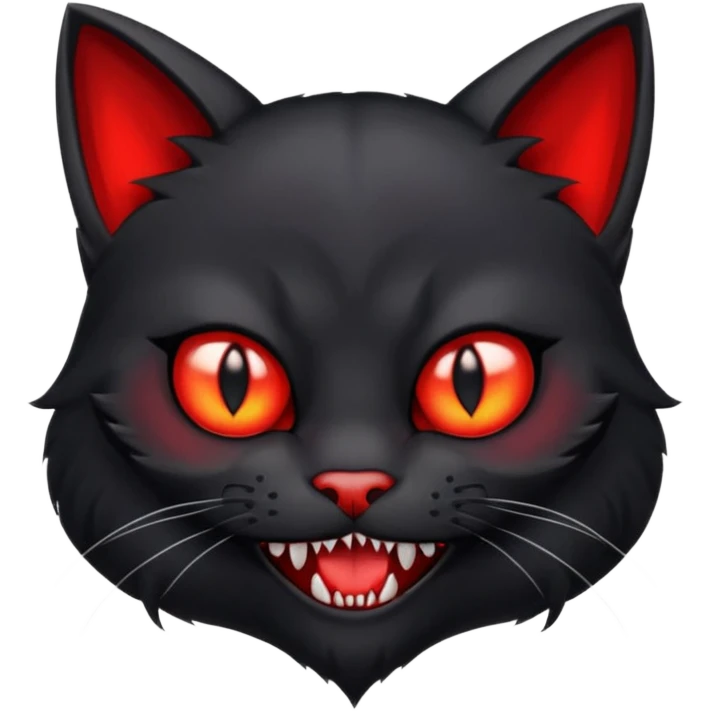 Vampire cat  emoji