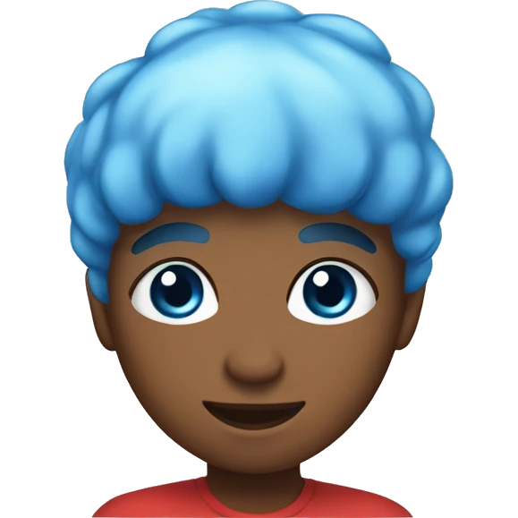 Meia de Natal azul emoji