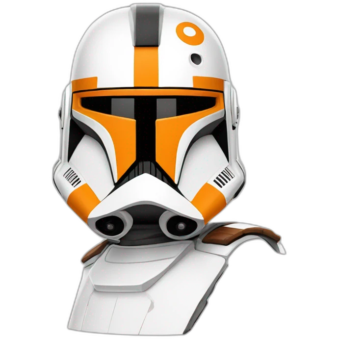 Commander cody clone helmet star wars emoji