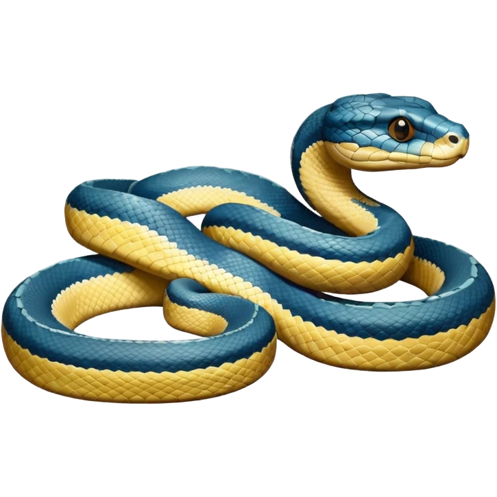 python regius detailed realistic,, full image flat  side profile 75% front facing full  design in 3d soft l centered composition 
cartoon style 140x140 pixels emoji