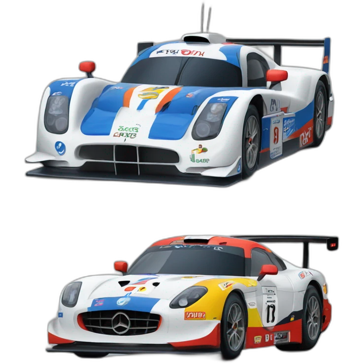 voitures de 24h du mans emoji