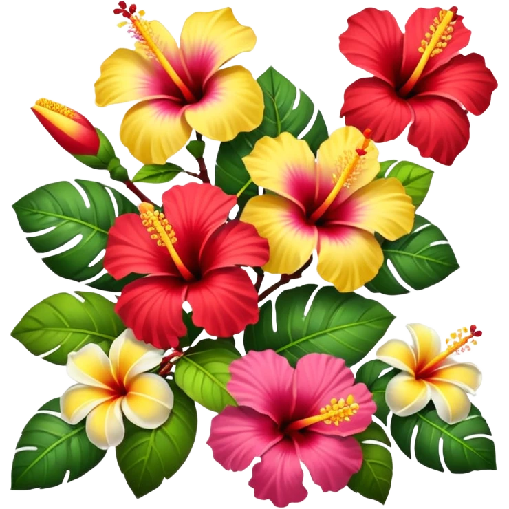 Hawwaiian flowers emoji