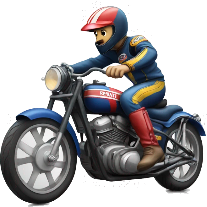 Speedway motorcycle emoji