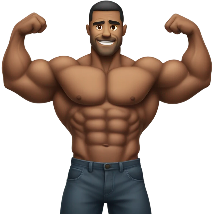 Beast mode jacked emoji