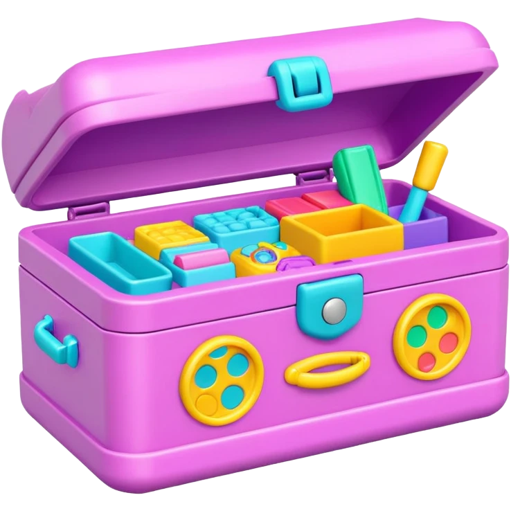 Polly Pocket toy box emoji