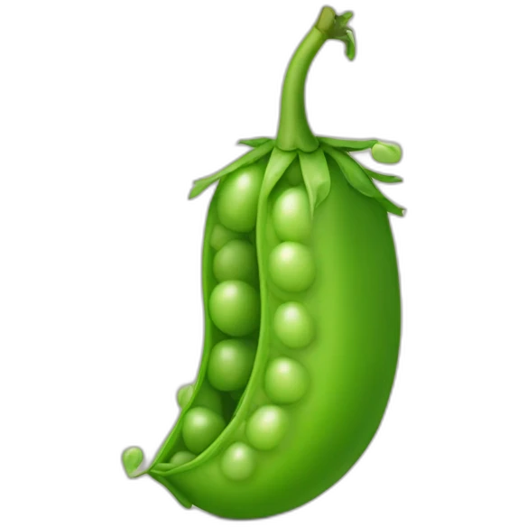 single pea emoji