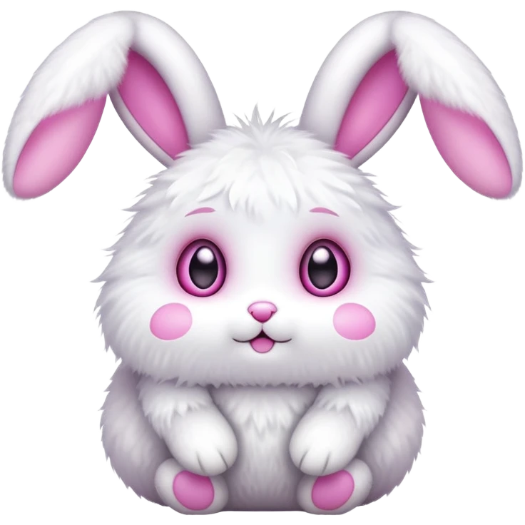 alien kawaiipuffy  fluffy easter bunny  emoji