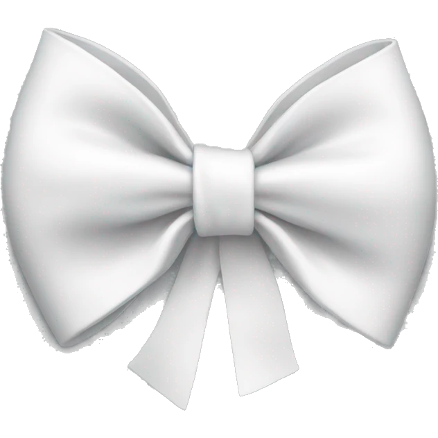 White bow emoji