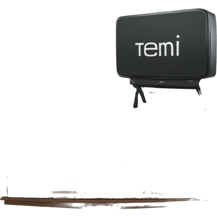 modern flat 4K TV emoji