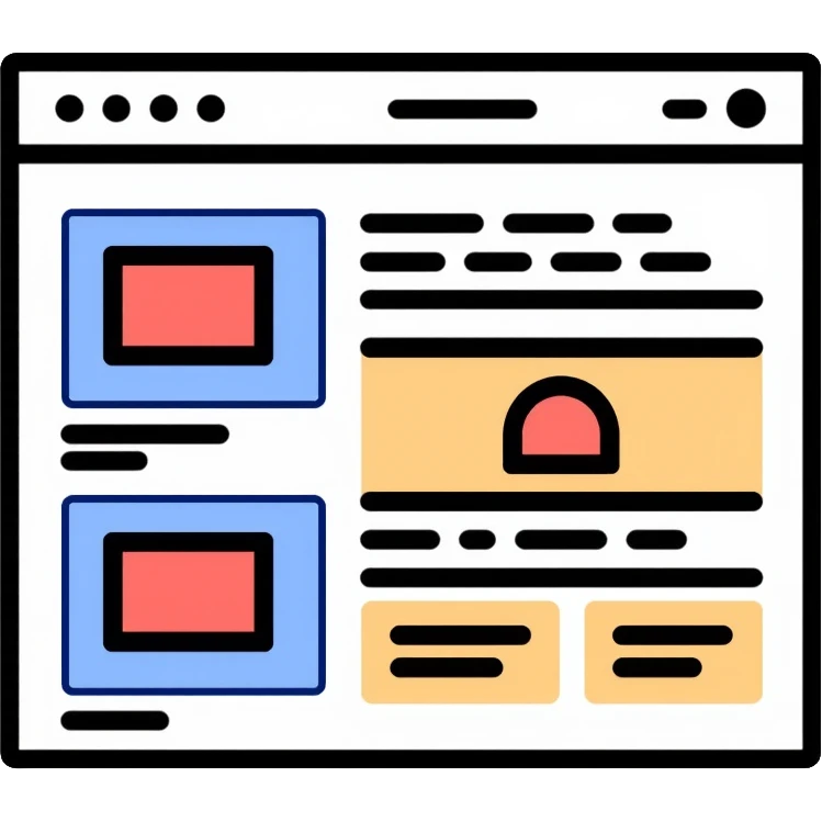 News website showing latest articles and headlines emoji