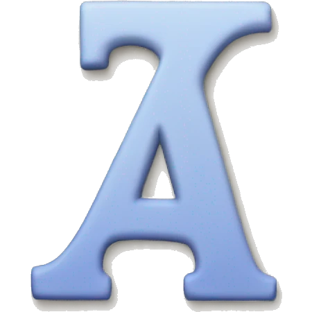 Letter A emoji