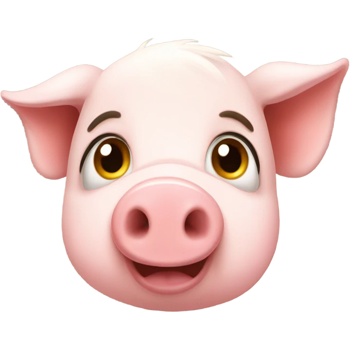 frierendes schwein emoji