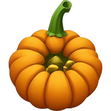 Pumpkin flowers emoji