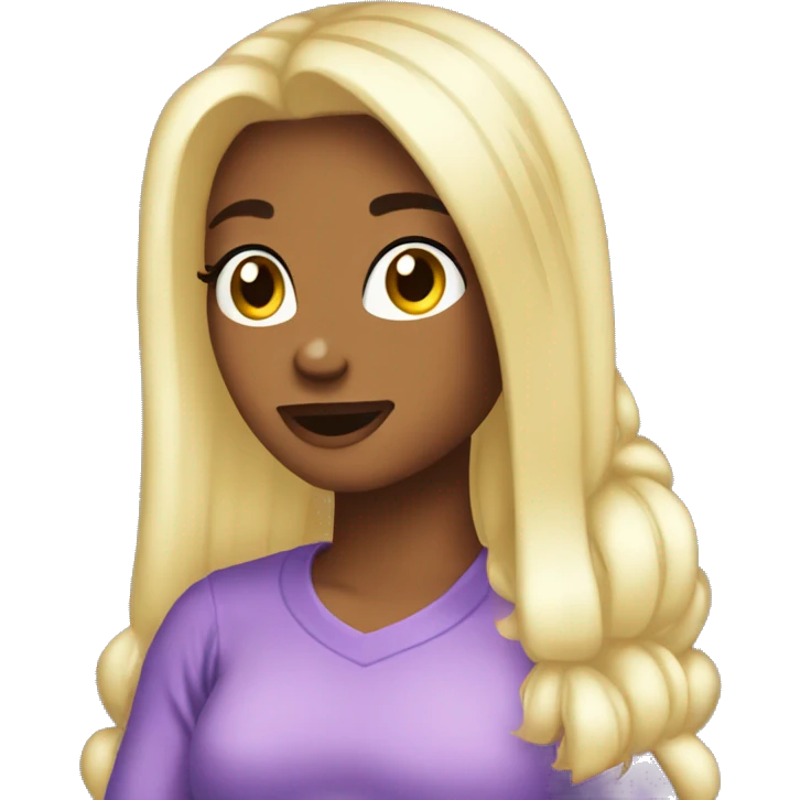 Y2K pony girl emoji