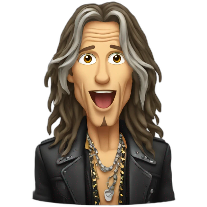 steven tyler singing emoji