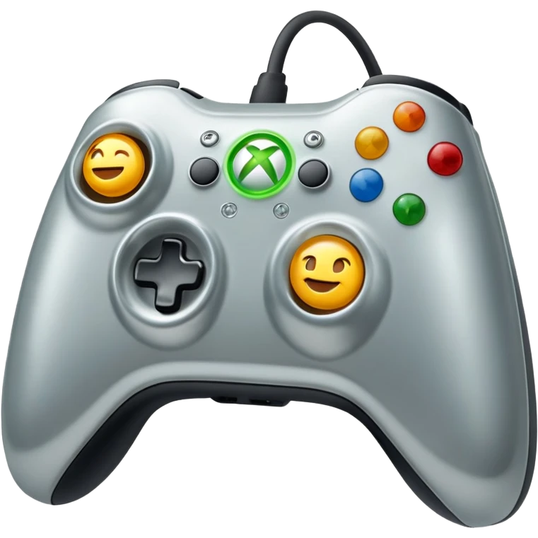 Make me a Xbox 360 emoji on the text emoji