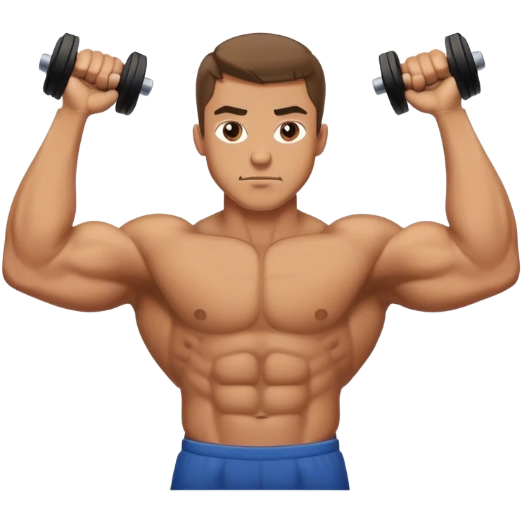 guy doing bicep-curls emoji
