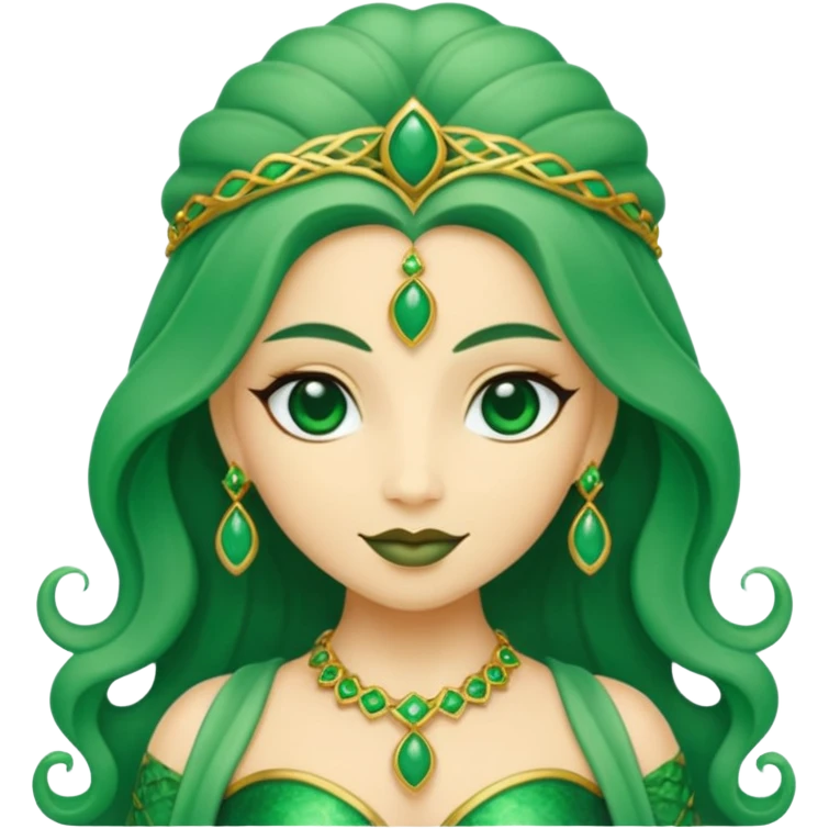 el shrak green maja emoji