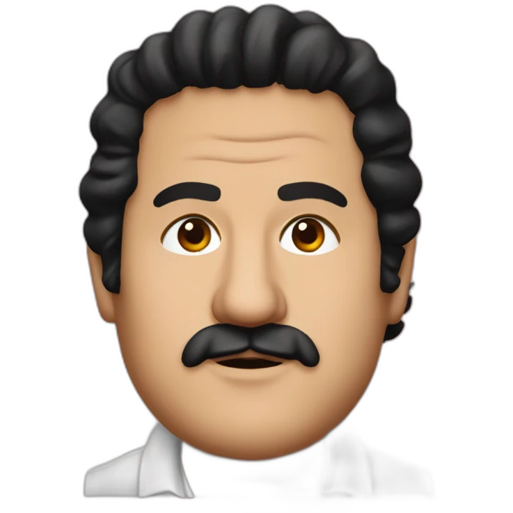 Pablo escobar with a qamis emoji