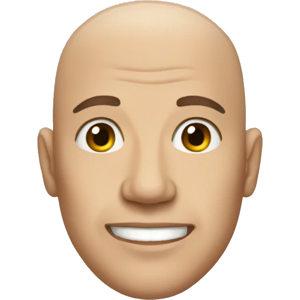 bald man emoji