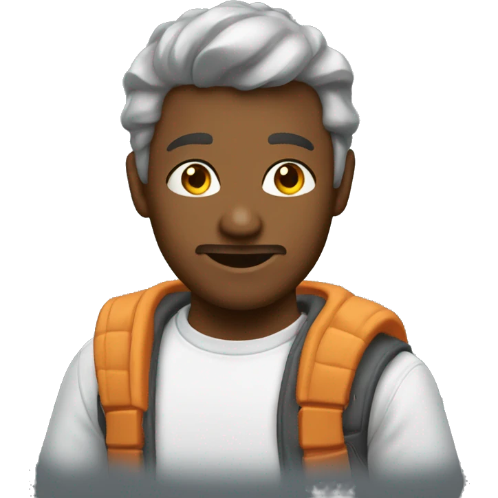 новогодняя шапка emoji