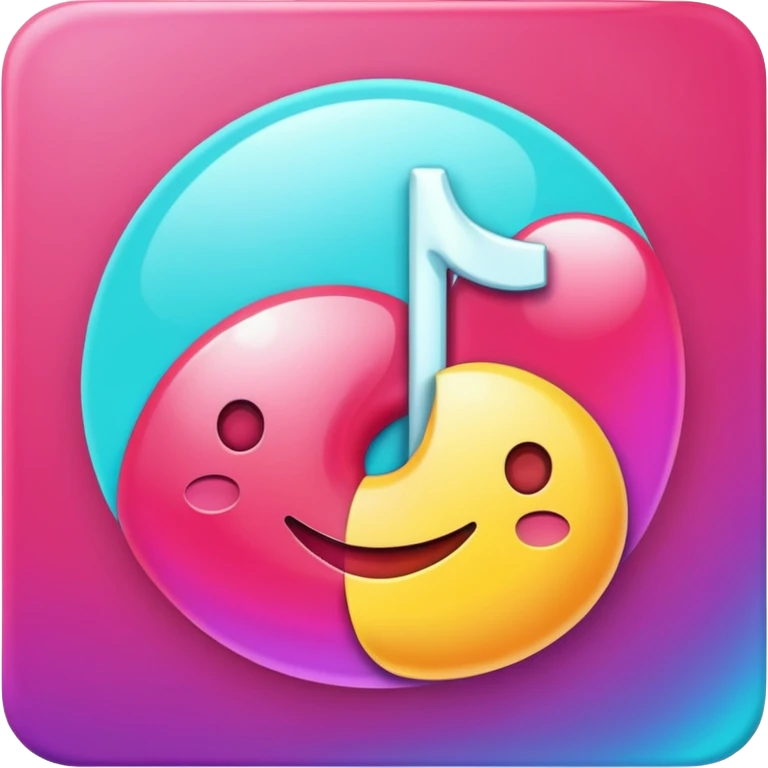 TikTok app emoji