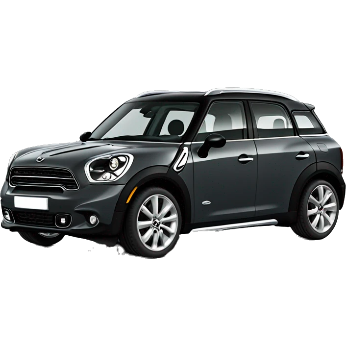 Mini countryman 2016 full dark grey color speeding emoji