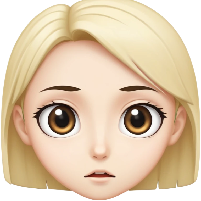 manga character with big expressive eyes emoji