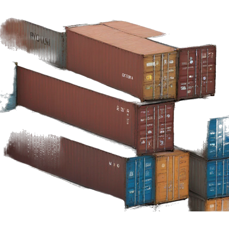 Shipping container  emoji
