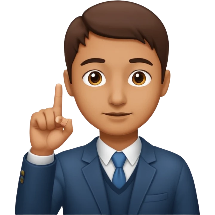 finger pointing left swipping under nose emoji