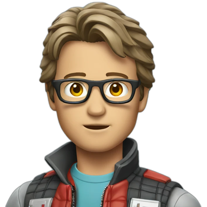 Marty McFly emoji