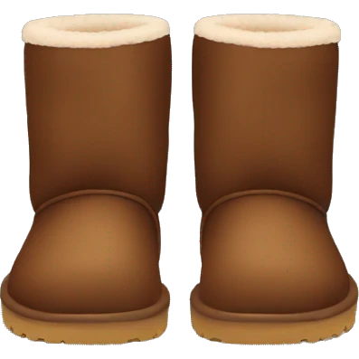 Brown uggs emoji