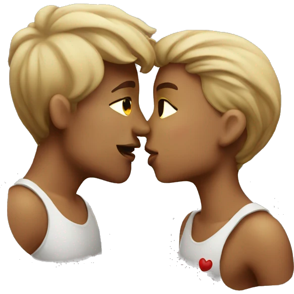 Love kiss  emoji