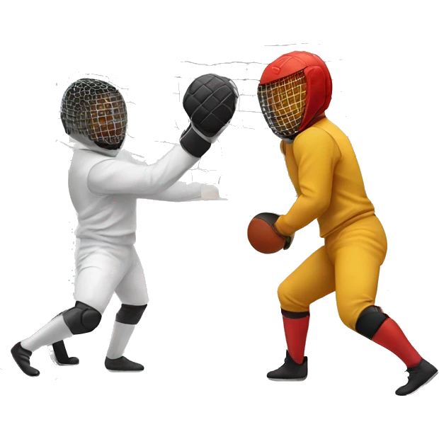 Fencing and handball emoji