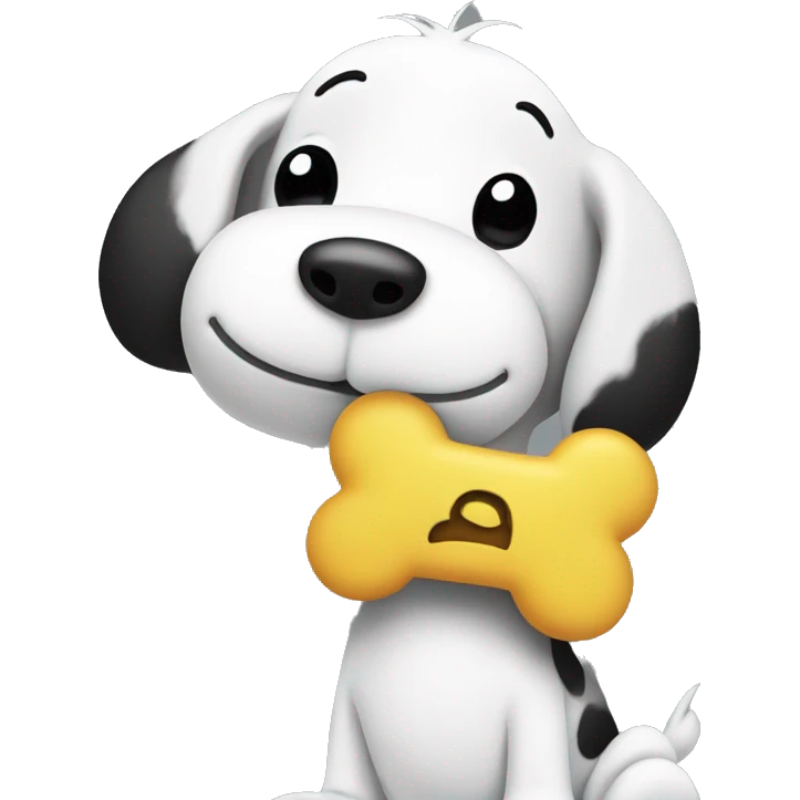 Snoopy and Woodstock emoji