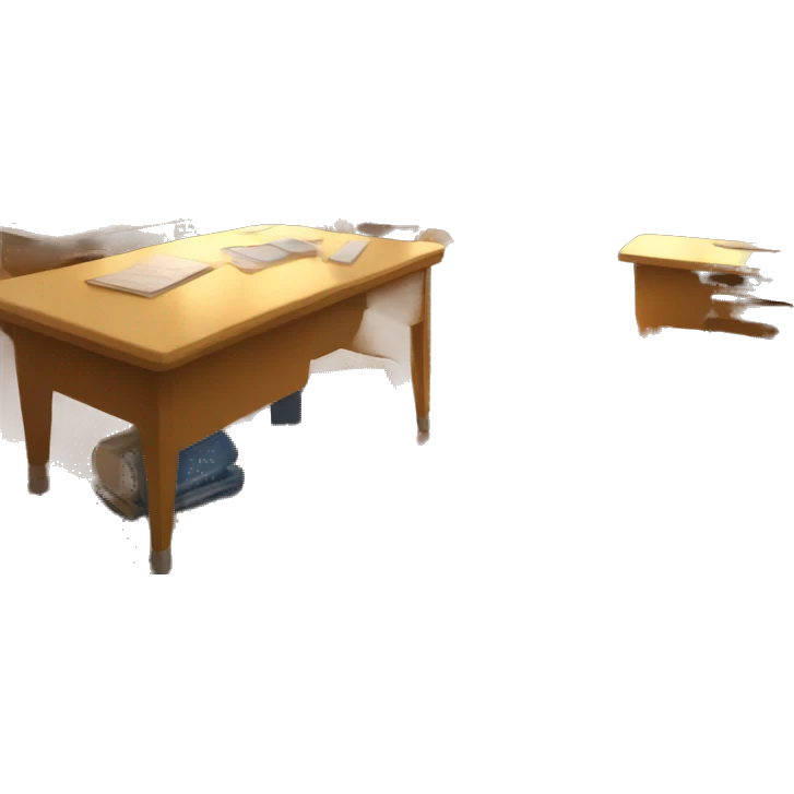 A classroom is bathed in soft, golden light emoji