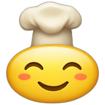 Smile and restaurant emoji