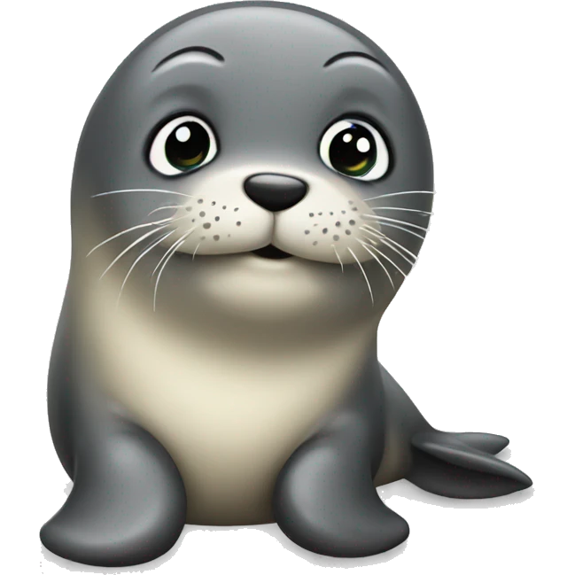 very cute seal emoji