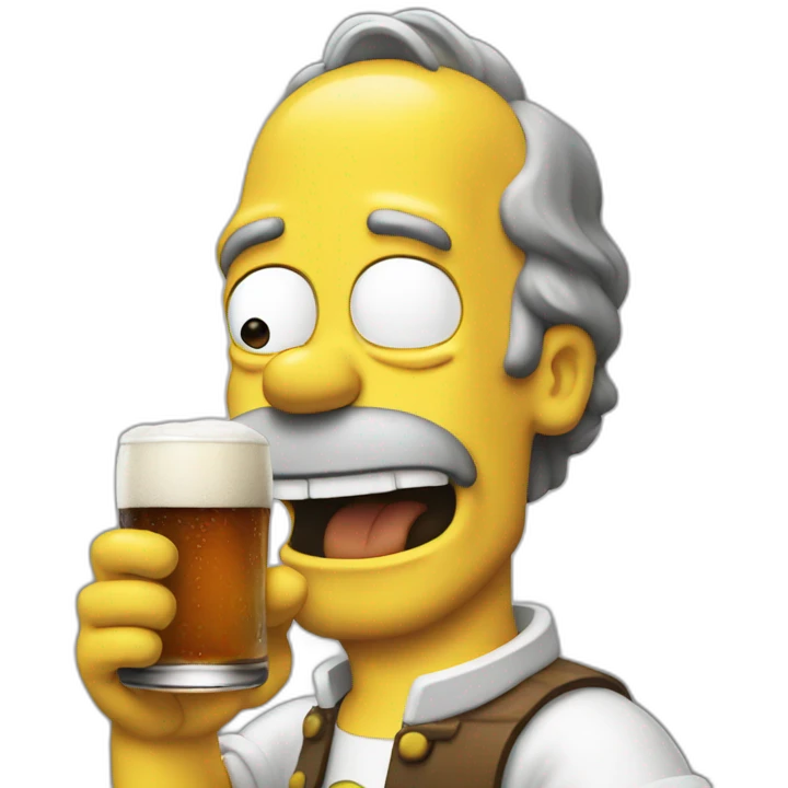 Homer beer emoji