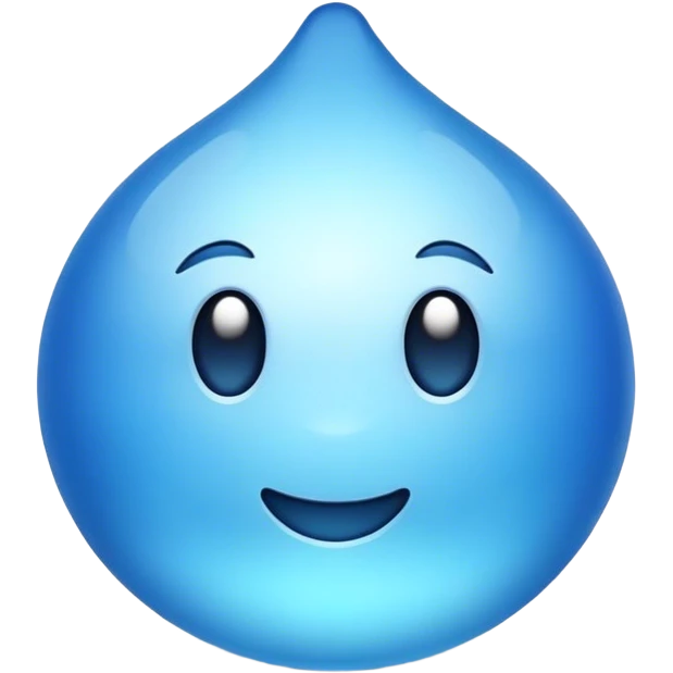 Blue emoji