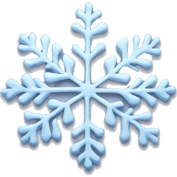 snow flakes emoji