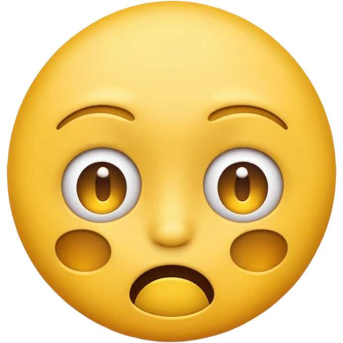 yellow emoji face whit shakinh though  emoji