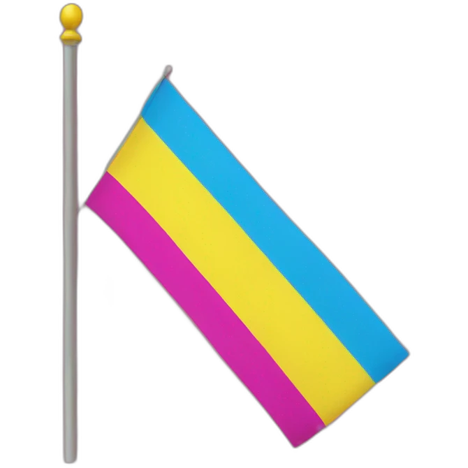 flag pansexual emoji