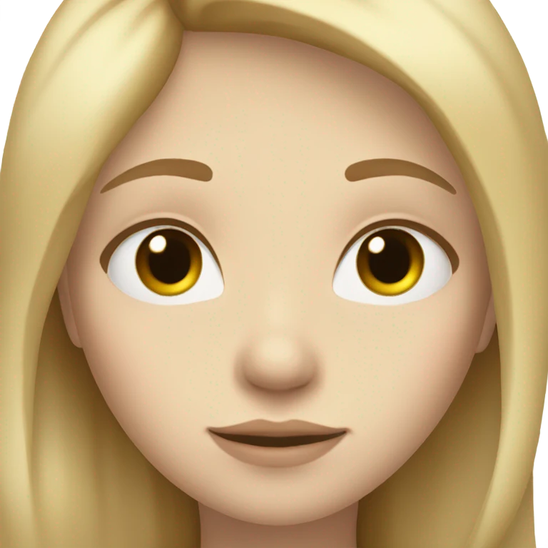 girl sleeping - dirty blonde and pale  emoji