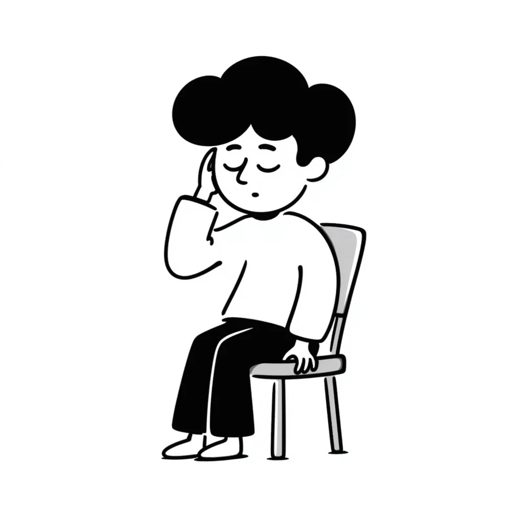 A pale person feeling dizzy and fatigued due to anemia emoji